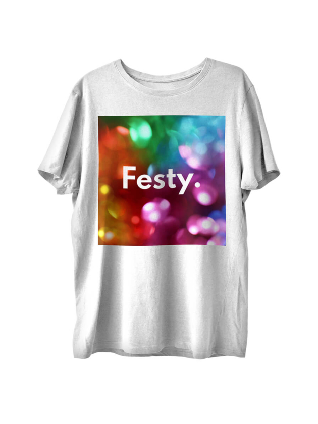 White T-Shirt With Logo
